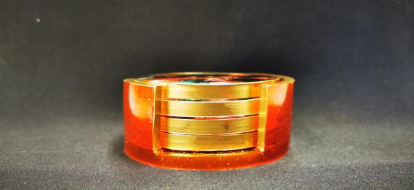 Untersetzer Set mit Halter